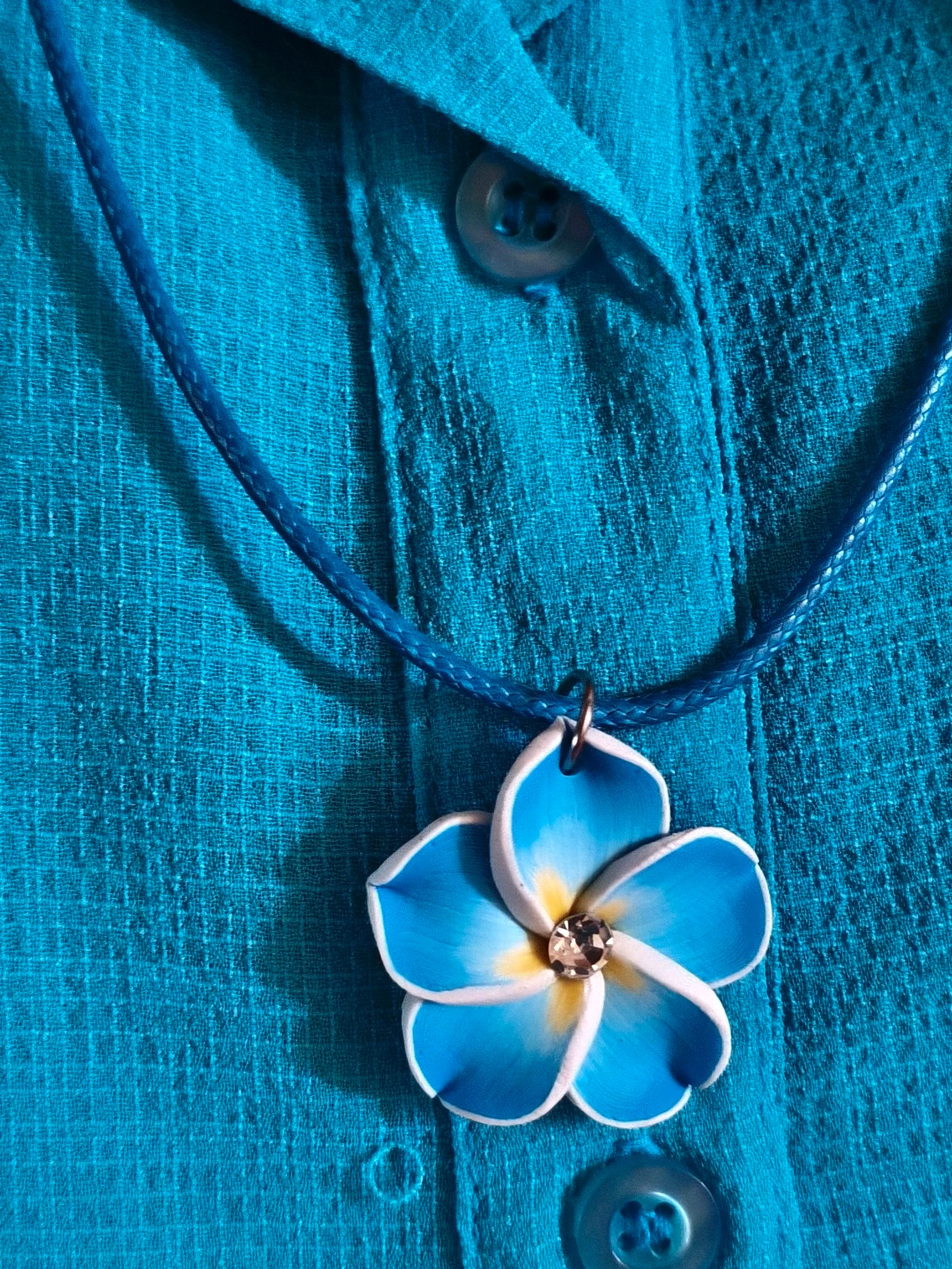  Collier et boucles d'oreilles vintage Tahitienne  – photo 3